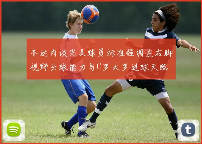 齐达内谈完美球员标准强调左右脚视野头球能力与C罗大罗进球天赋
