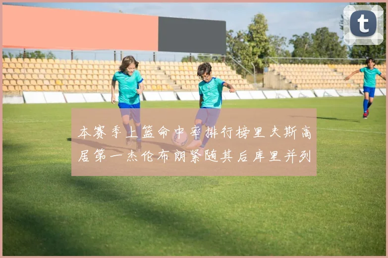 本赛季上篮命中率排行榜里夫斯高居第一杰伦布朗紧随其后库里并列第六